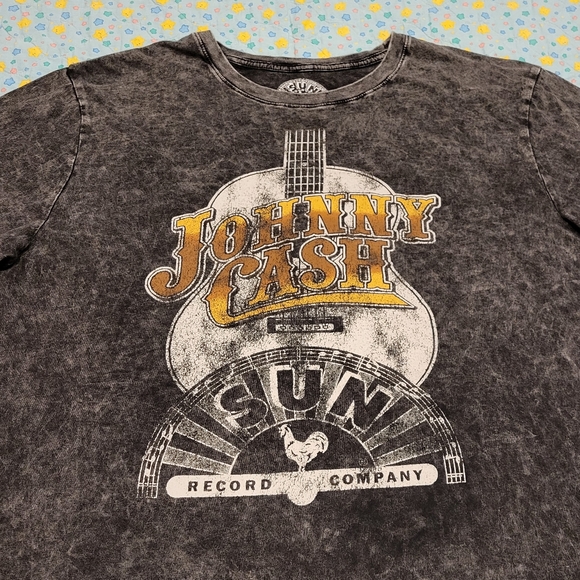☀️ Johnny Cash 🎸 Shirt Sun Record Company 🐓 Large Country Music 🎵 Legend 🇺 - Picture 2 of 8